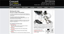 Desktop Screenshot of crescentmetal.co.uk