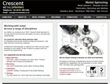 Tablet Screenshot of crescentmetal.co.uk